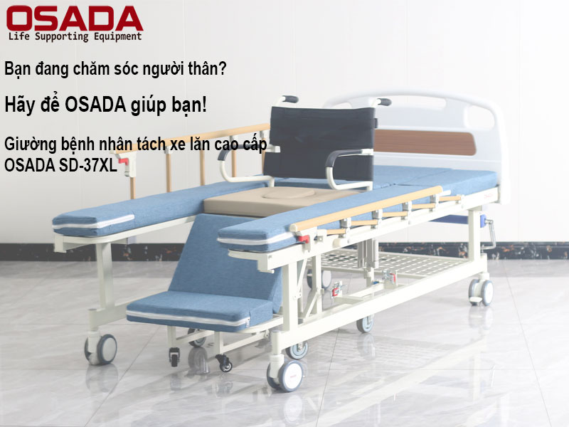 Giường y tế tách xe lăn OSADA SD-37XL